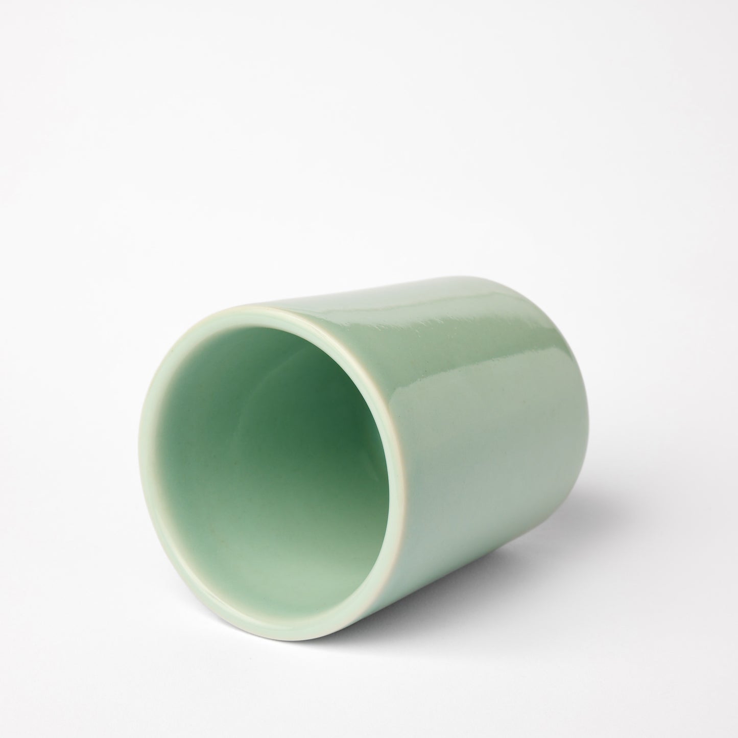 Large Celadon Hummingbird Cup