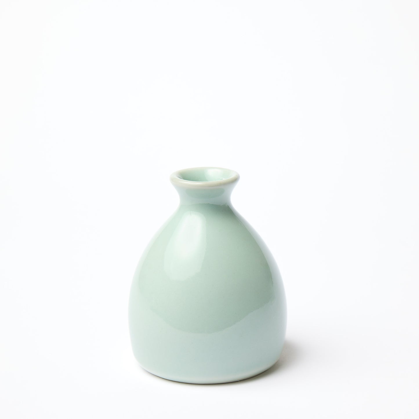 Celadon Crab Bud Vase