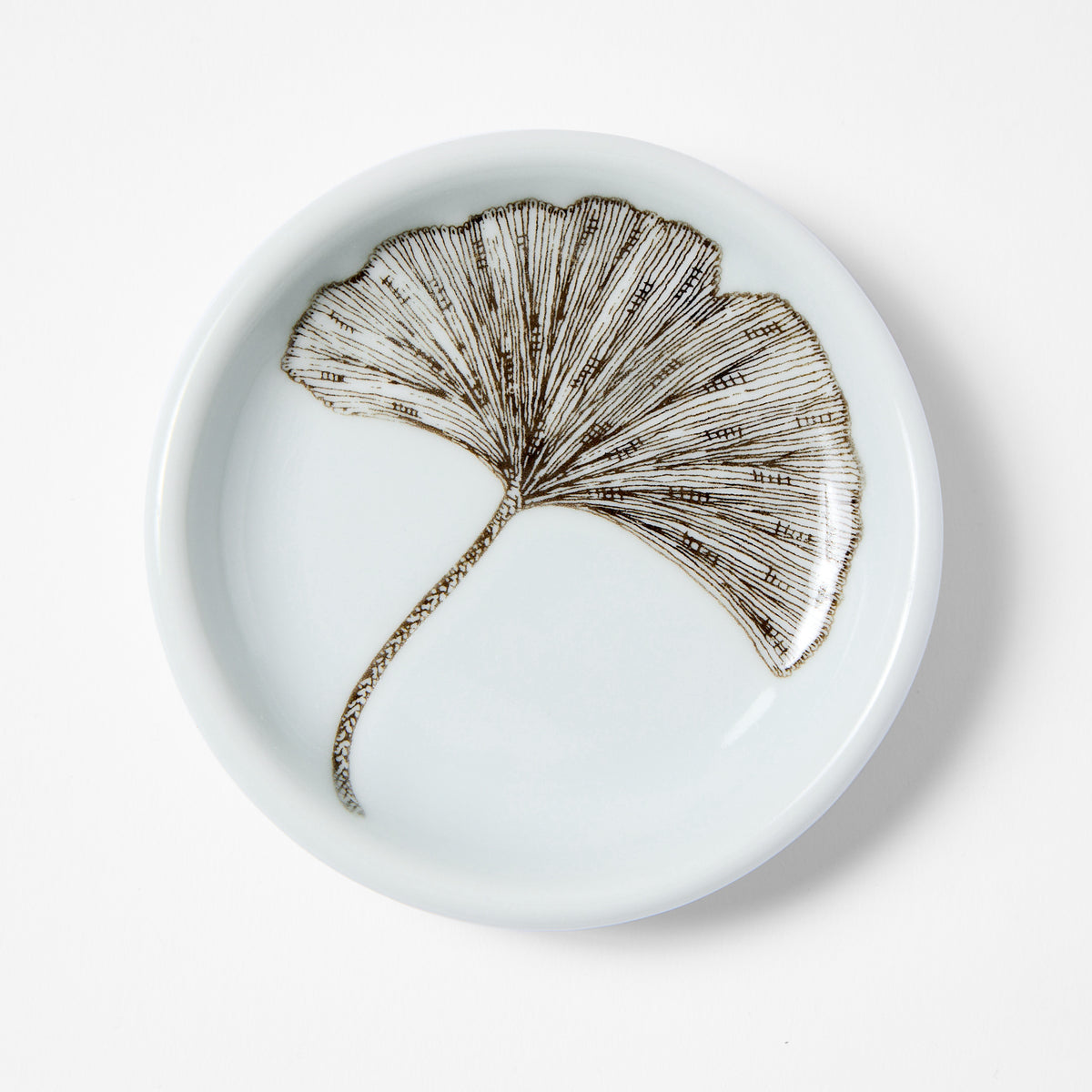 White Ginkgo Leaf Everything Dish