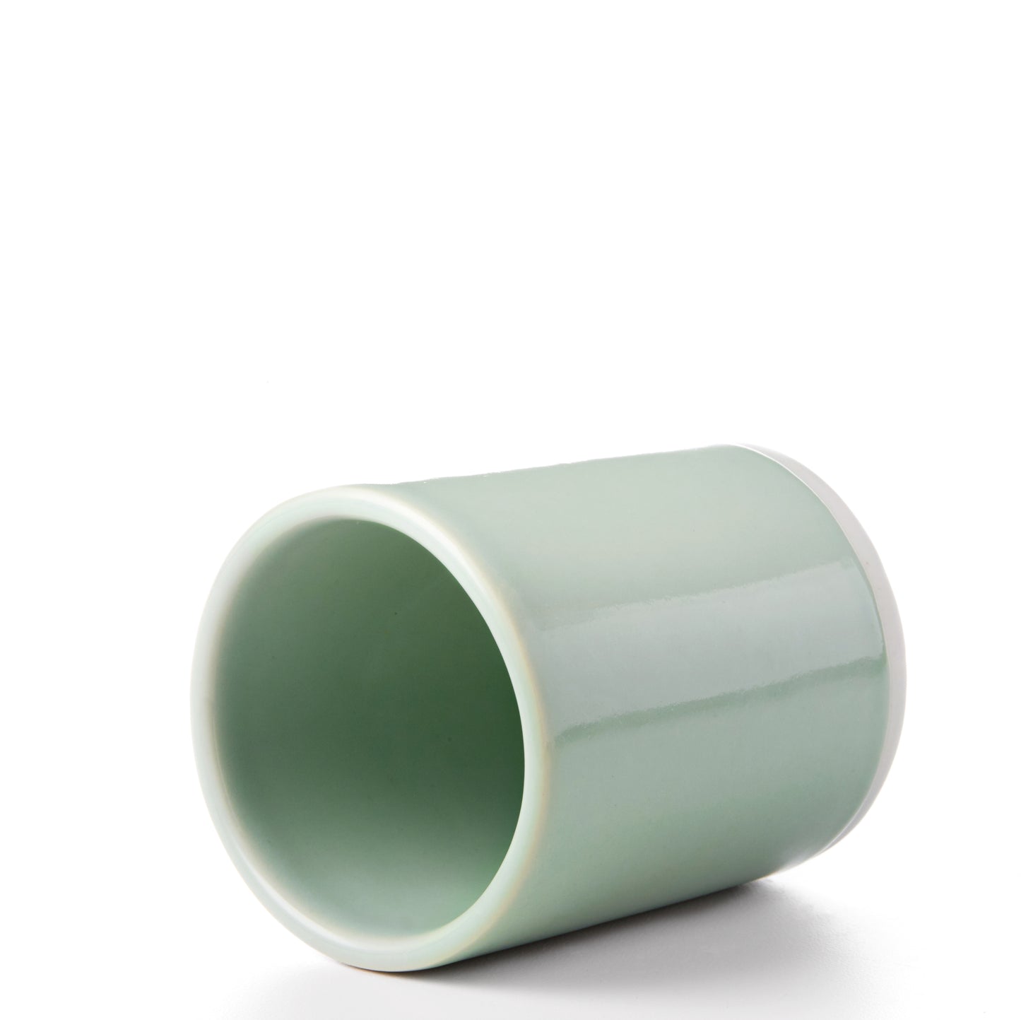Large Celadon Fox Cup