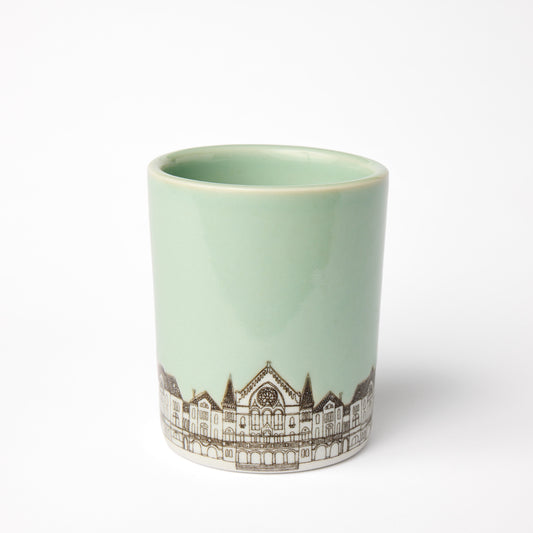 Large Celadon Music Hall Cup