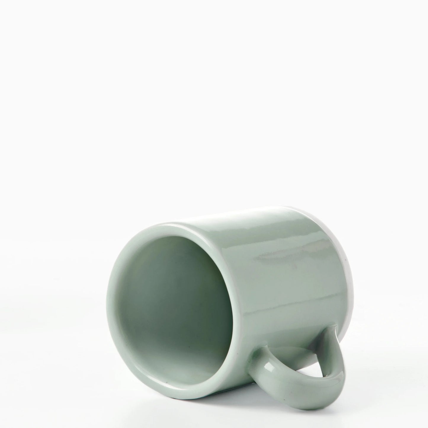 Small Celadon Otter Mug