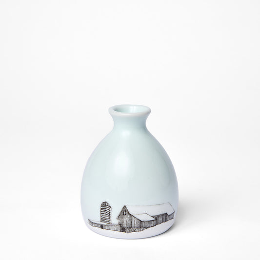 White Barn Bud Vase