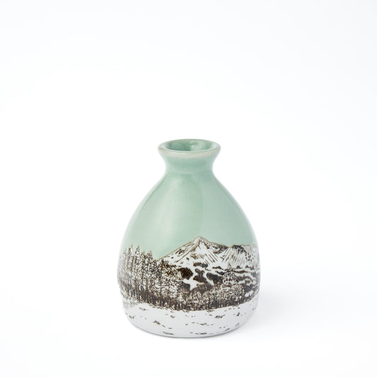 Celadon Big Sky Mountain Bud Vase