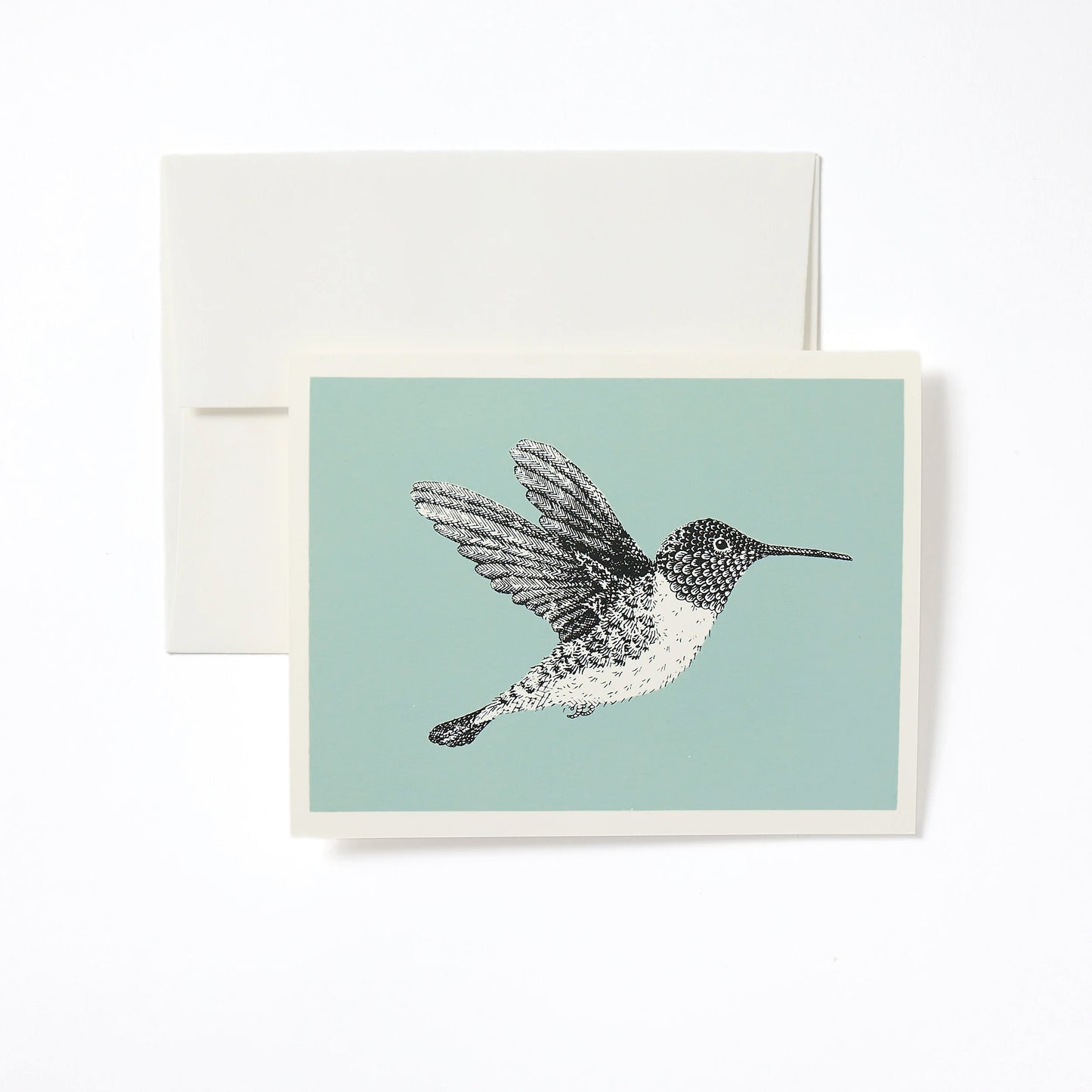 Celadon Hummingbird Notecard