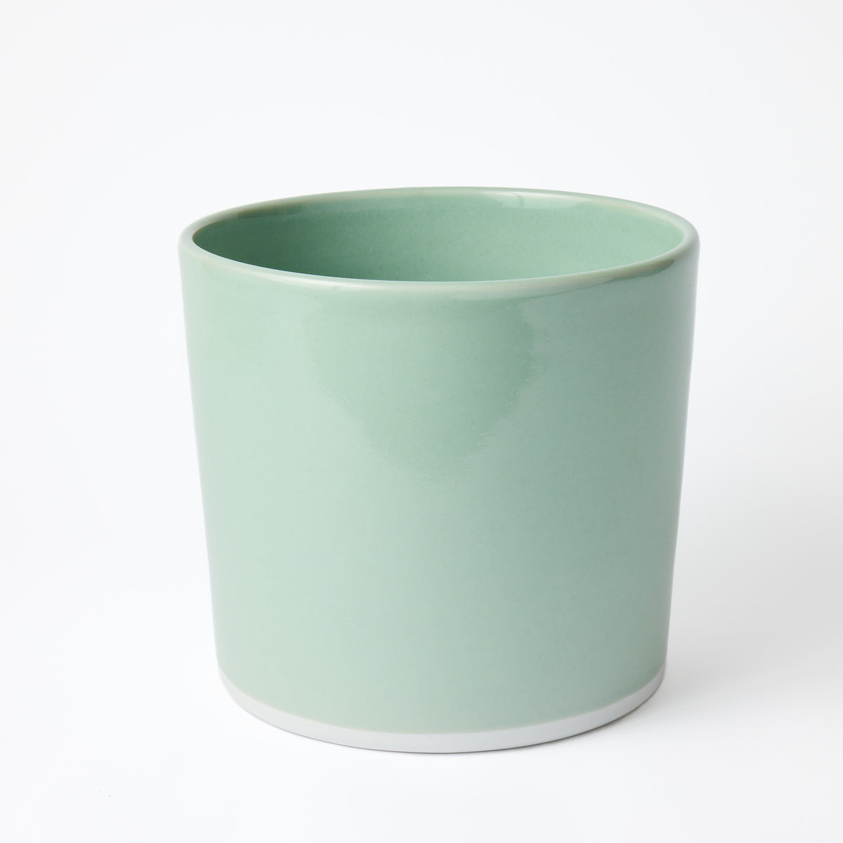 Large Celadon Hen Crock