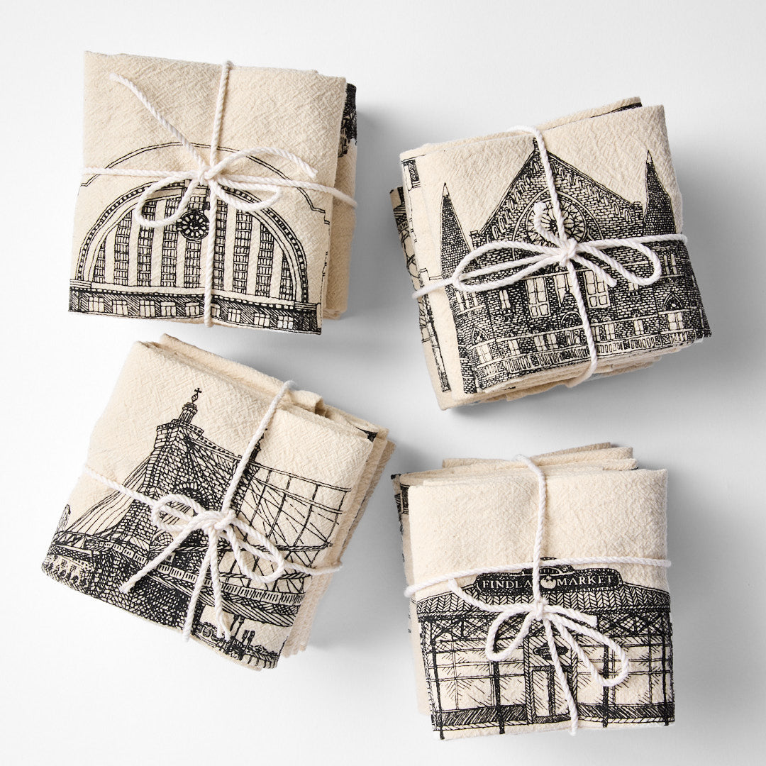 Cincinnati Flour Sack Napkin Set