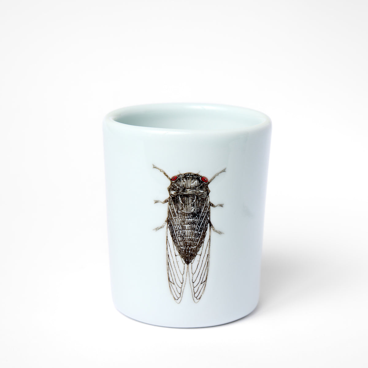 Large White Cicada (Red Eyes) Cup
