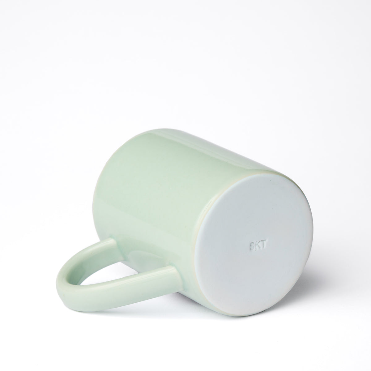 Large Celadon Dragonfly Mug