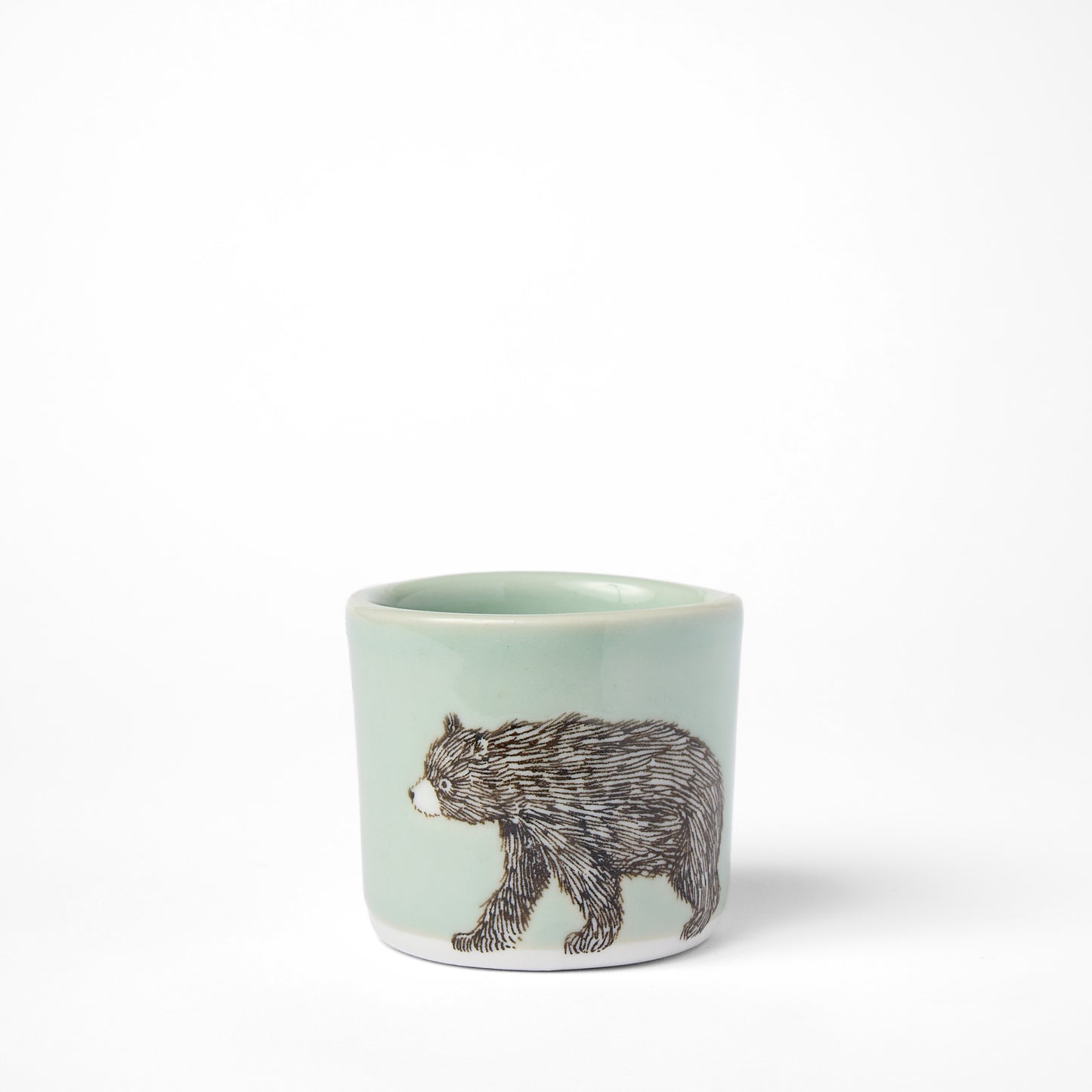 Little Celadon Bear Cup