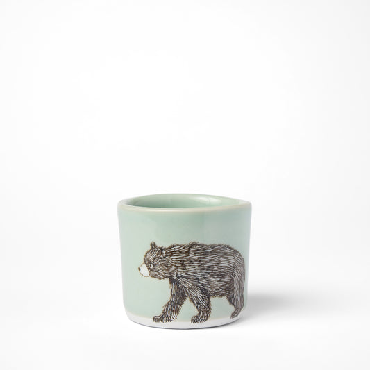 Little Celadon Bear Cup