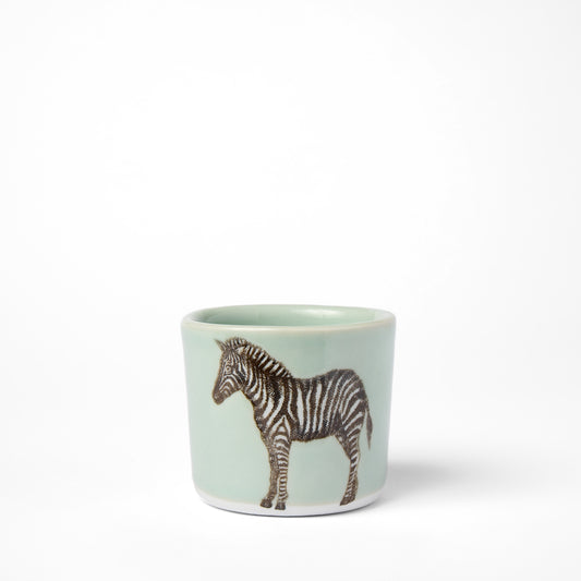 Little Celadon Zebra Cup
