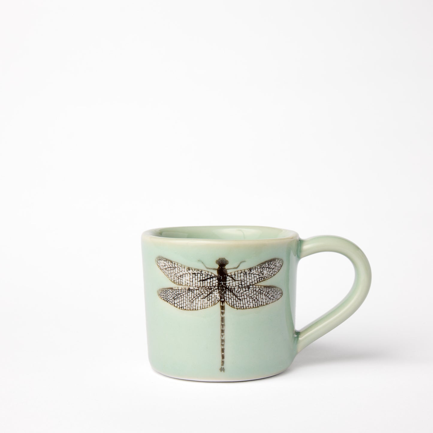 Little Celadon Dragonfly Mug