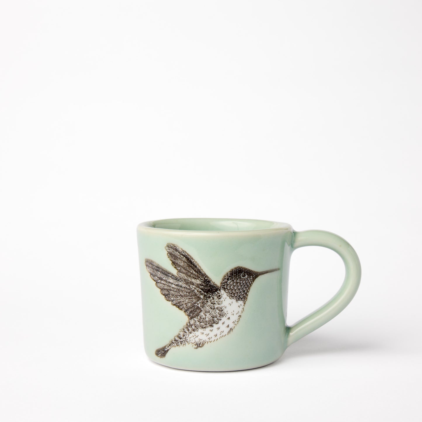 Little Celadon Hummingbird Mug