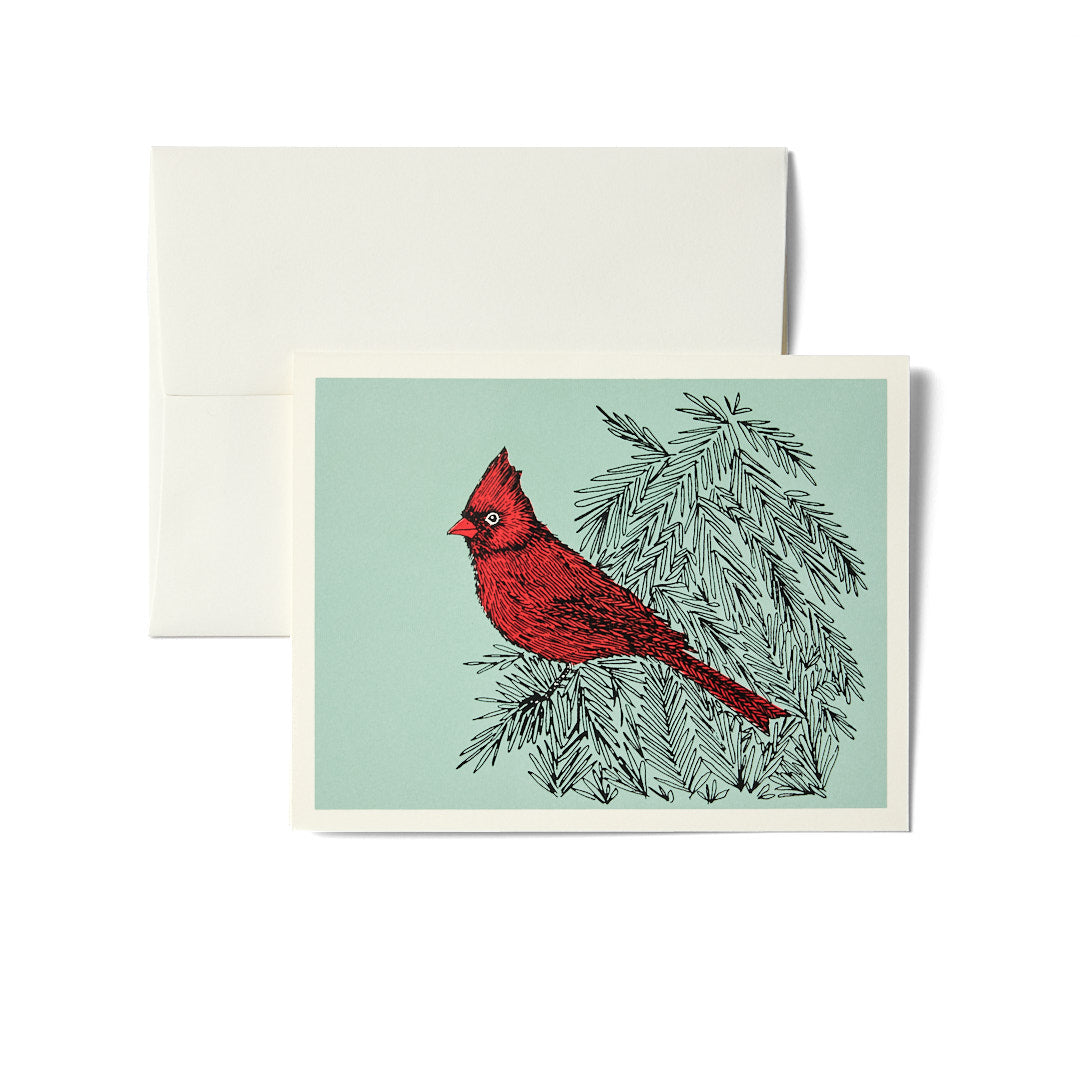 Red Cardinal Notecard