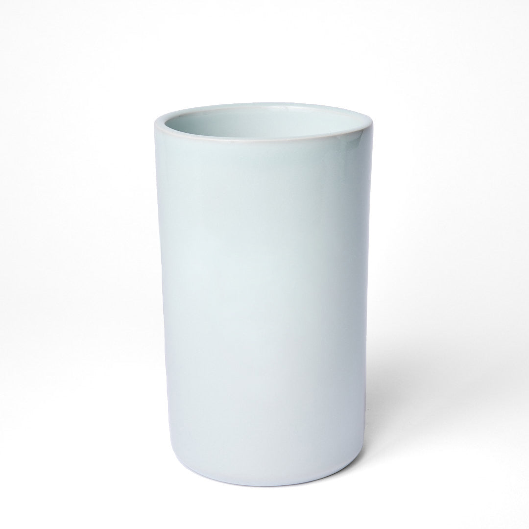 White Roebling Bridge Narrow Vase