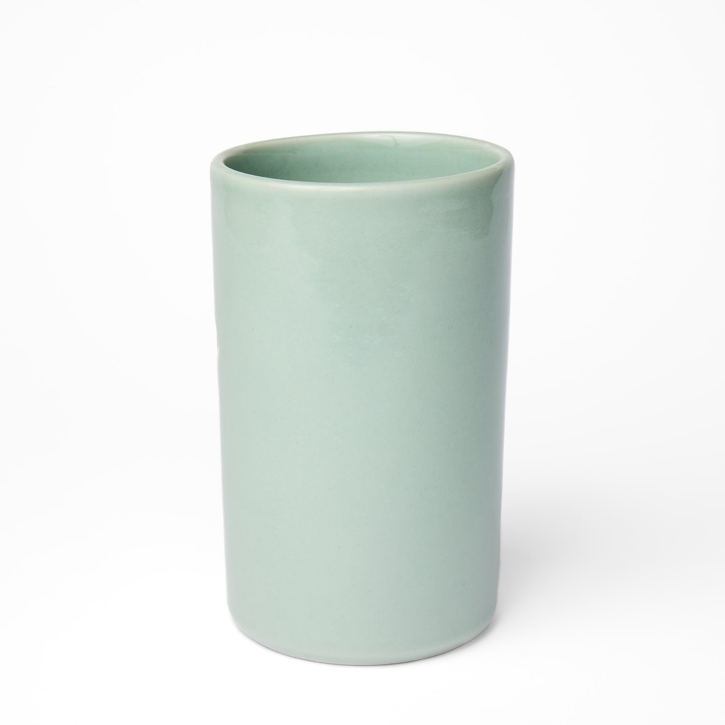 Celadon Swallowtail Narrow Vase