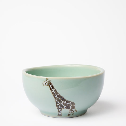 Small Celadon Giraffe Bowl