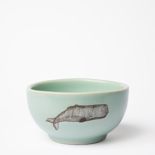 Small Celadon Whale Bowl
