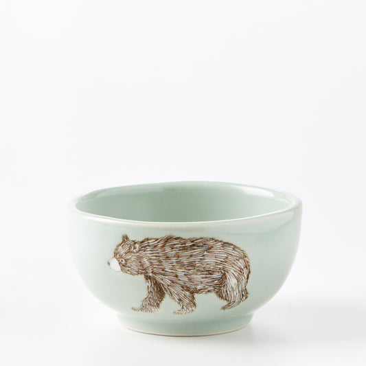 Small Celadon Bear Bowl
