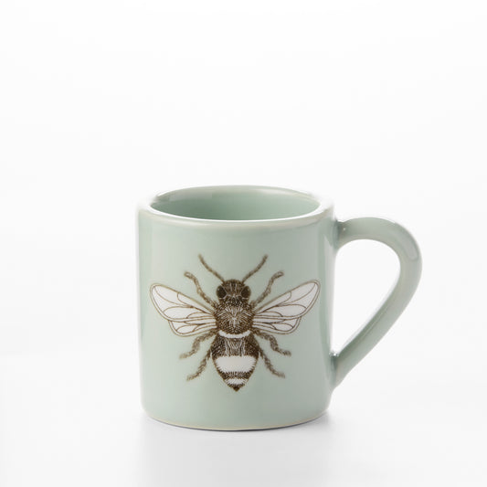 Small Celadon Bee Mug