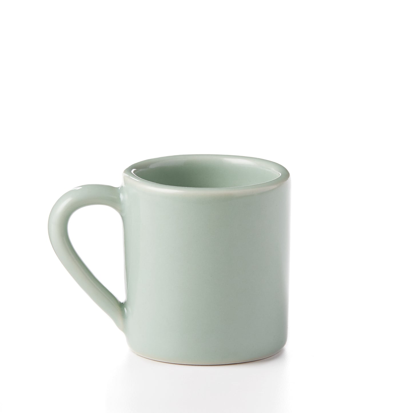 Small Celadon Rose Window Mug