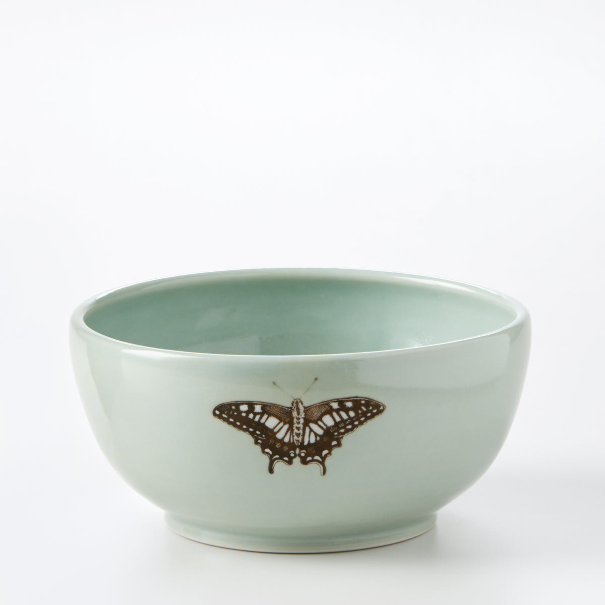 Large Celadon Swallowtail Bowl