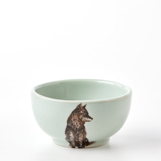 Small Celadon Wolf Bowl
