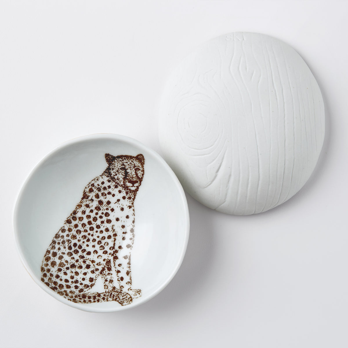 Cheetah Woodgrain Dish