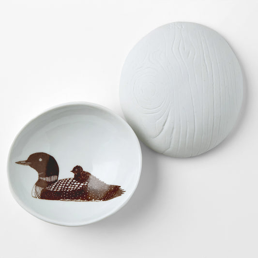 Loon Woodgrain Dish