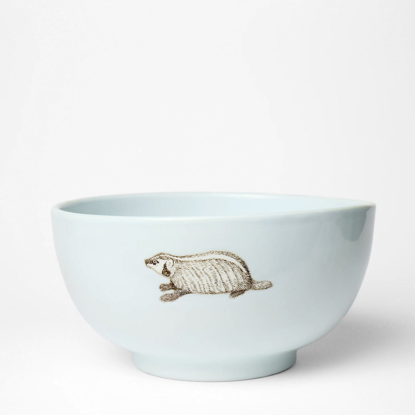 Sale Large White Badger Bowl