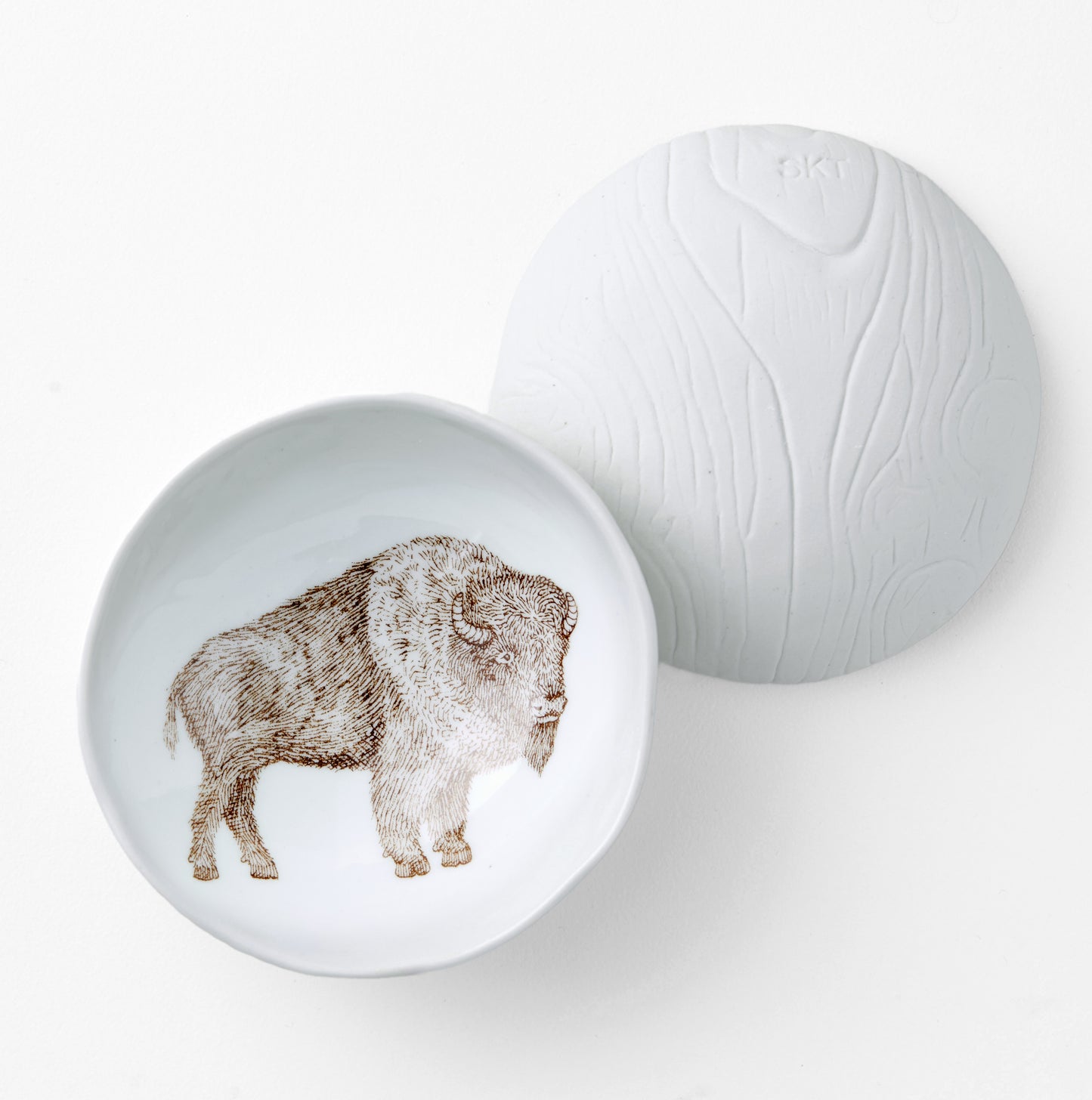 Bison Woodgrain Dish