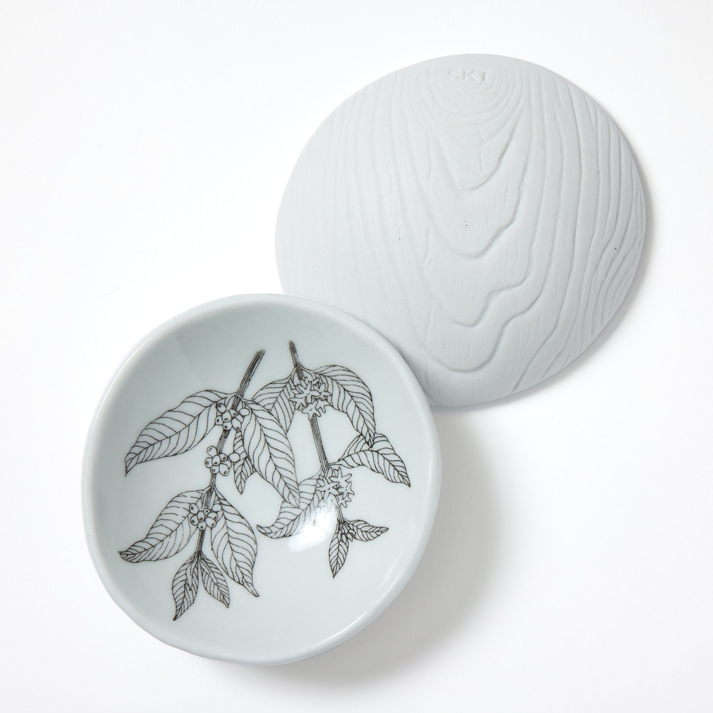 Coffee Branch Woodgrain Dish