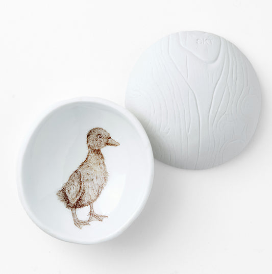 Duck Woodgrain Dish