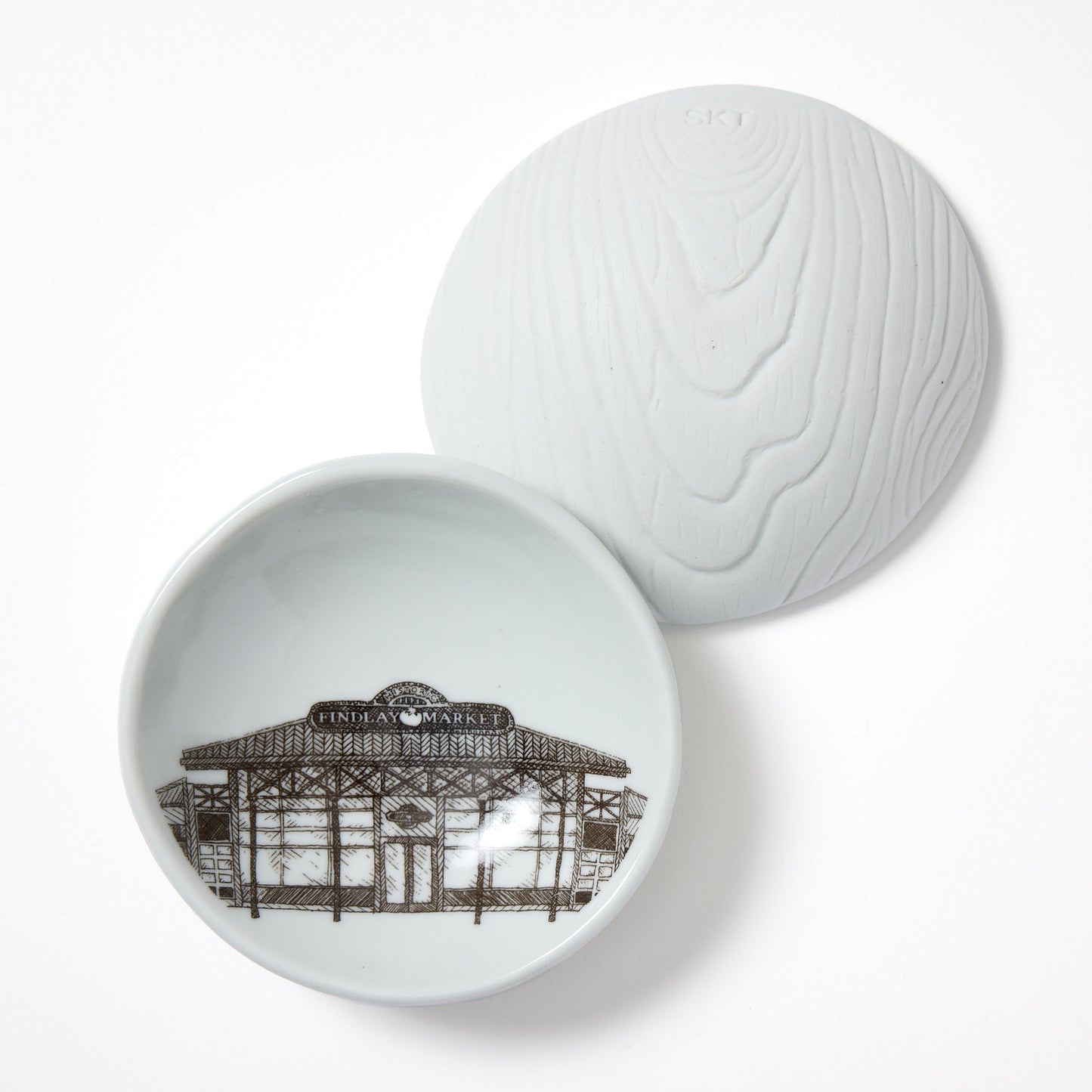Findlay Market Woodgrain Dish