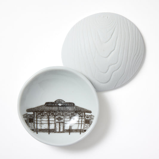 Findlay Market Woodgrain Dish
