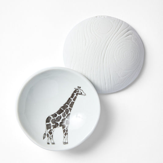 Giraffe Woodgrain Dish