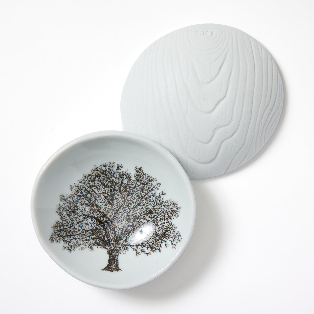 Oak Tree Woodgrain Dish